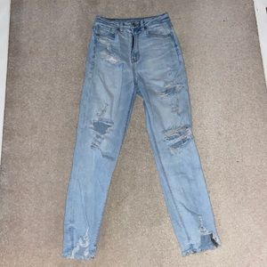 straight leg jeans